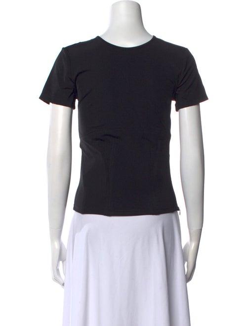 Miaou Scoop Neck Short Sleeve Crop Top