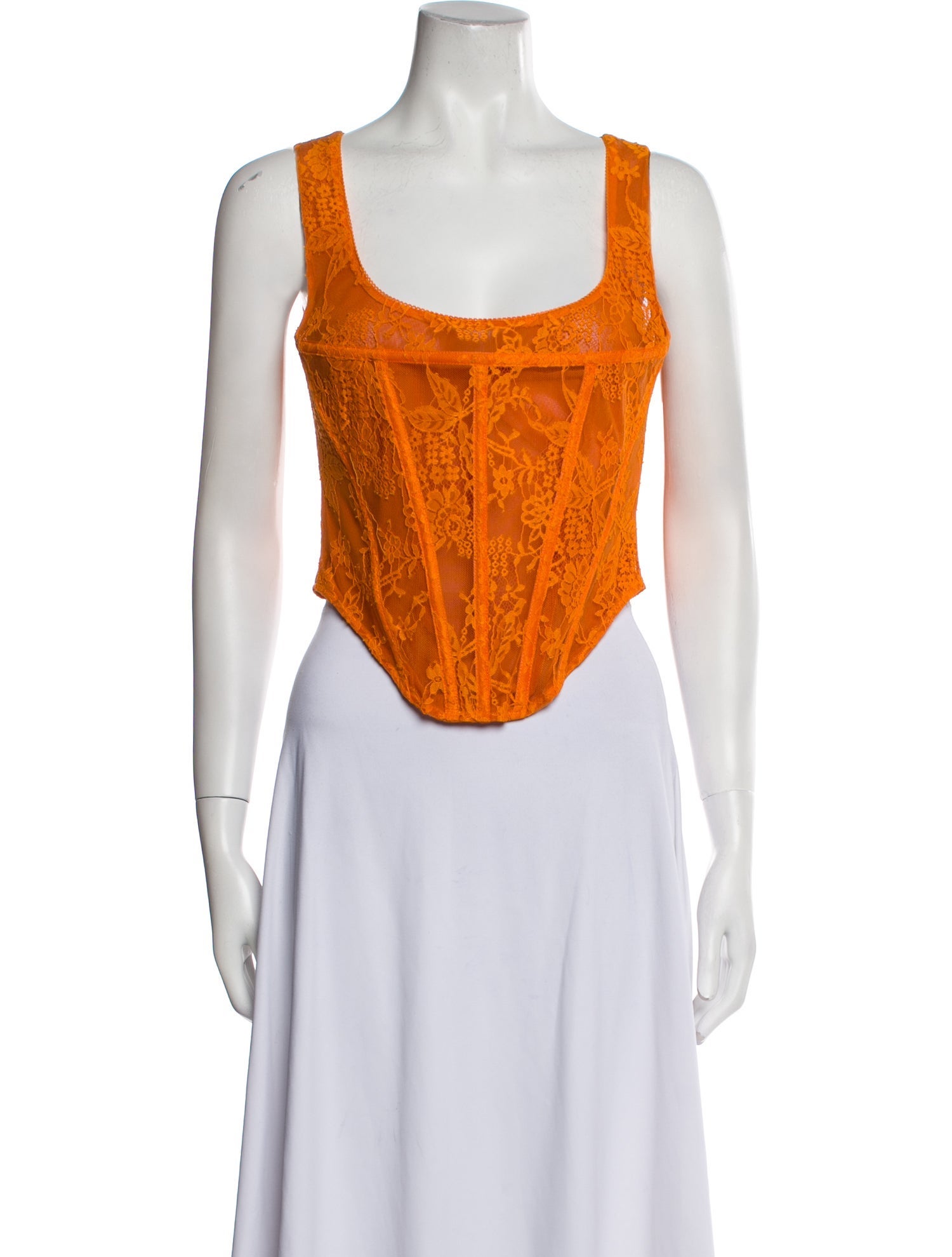 Miaou Scoop Neck Sleeveless Crop Top w/ Tags