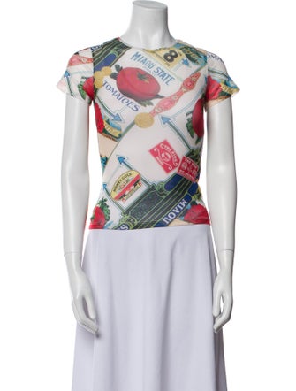 Miaou Graphic Print Crew Neck T-Shirt