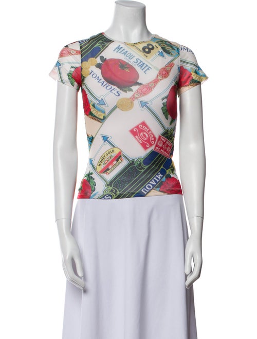 Miaou Graphic Print Crew Neck T-Shirt