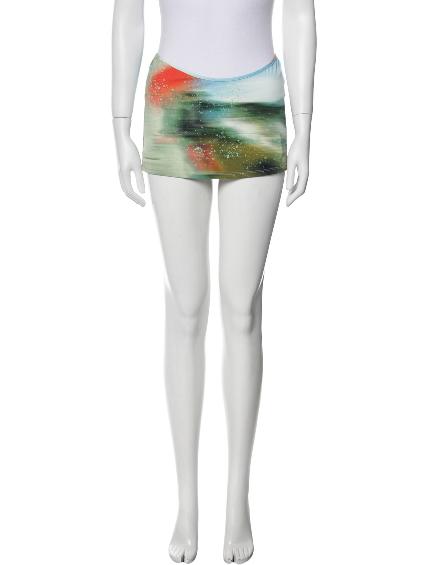 Miaou Printed Mini Skirt w/ Tags