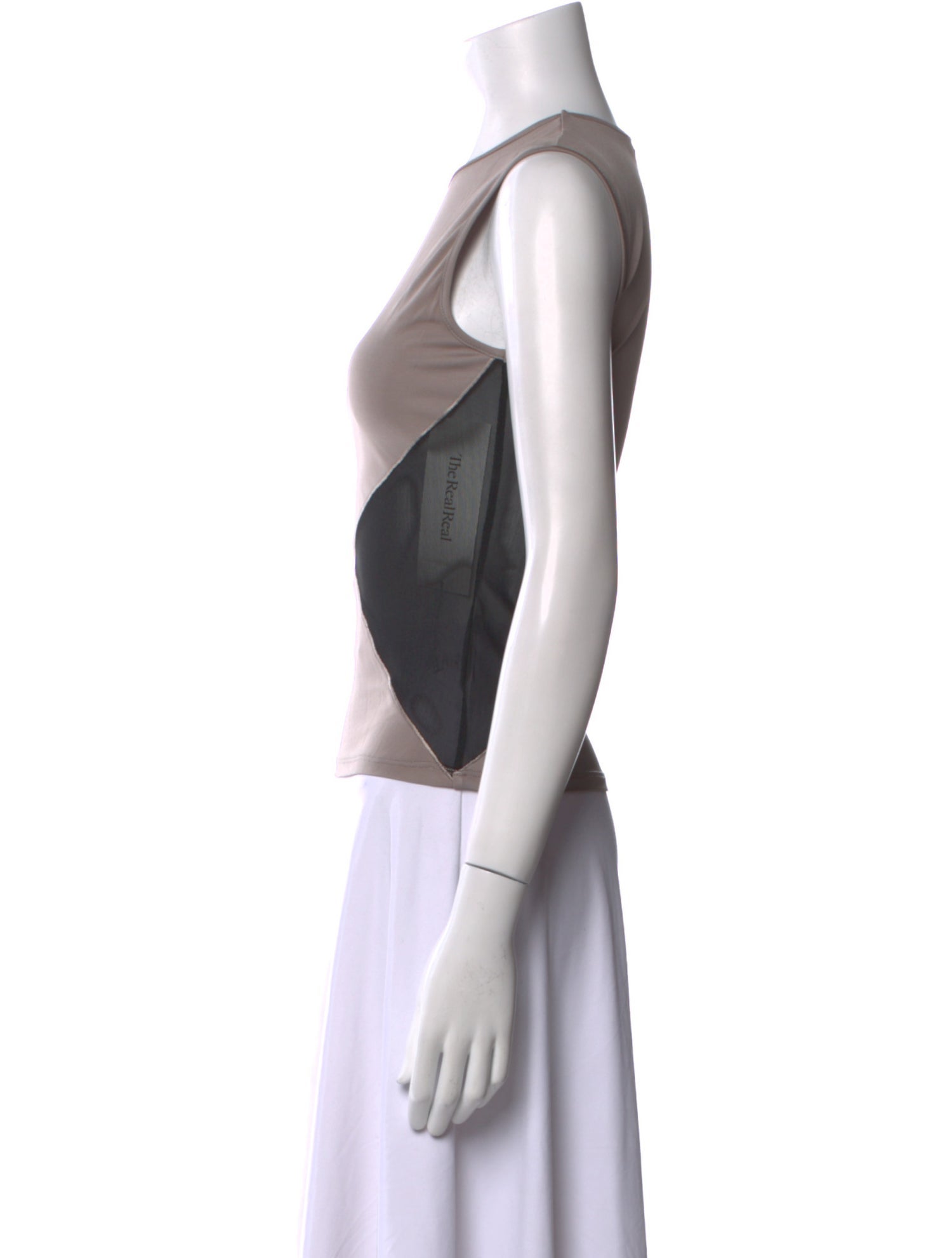 Miaou Colorblock Pattern Crew Neck Top w/ Tags