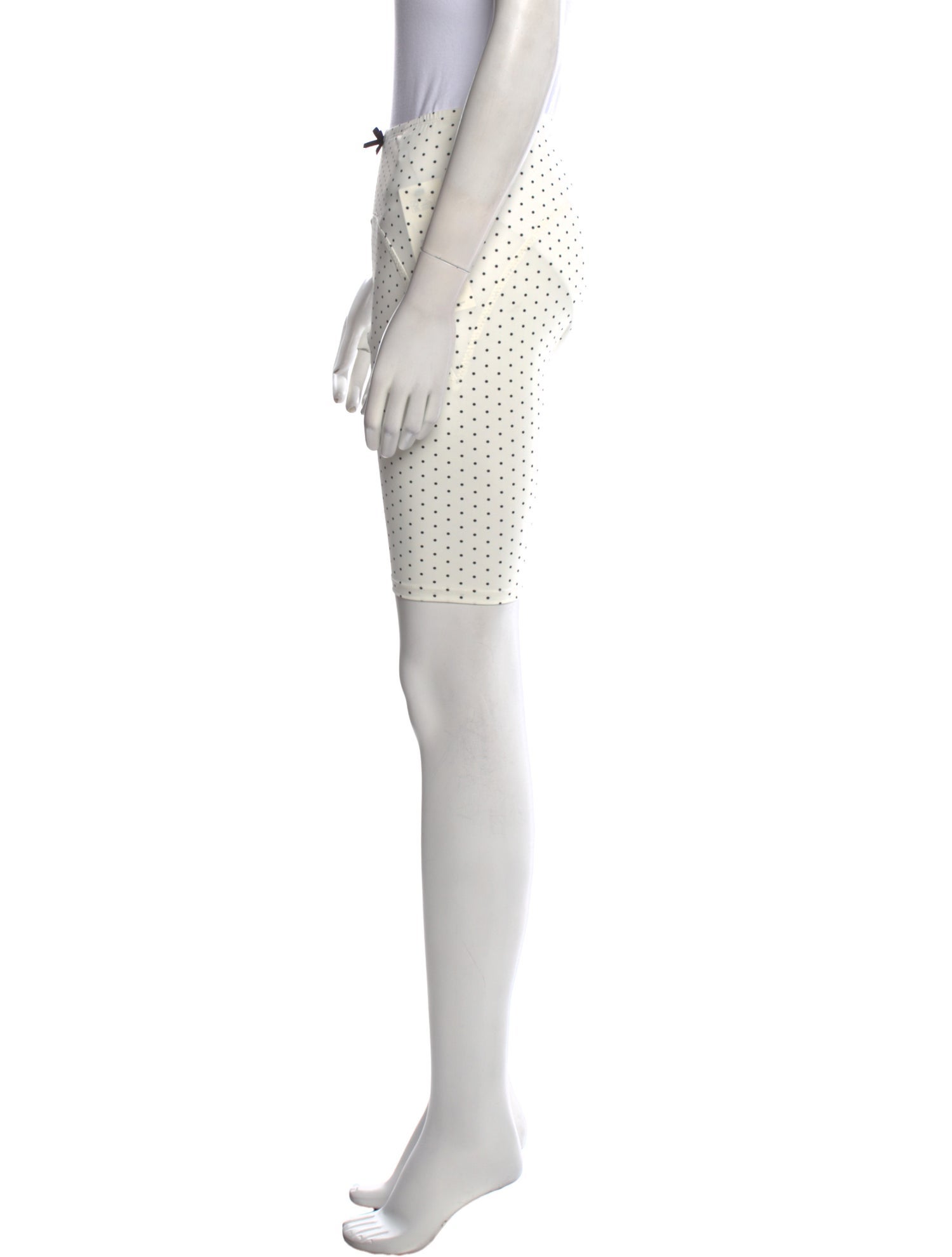 Miaou Polka Dot Print Knee-Length Shorts