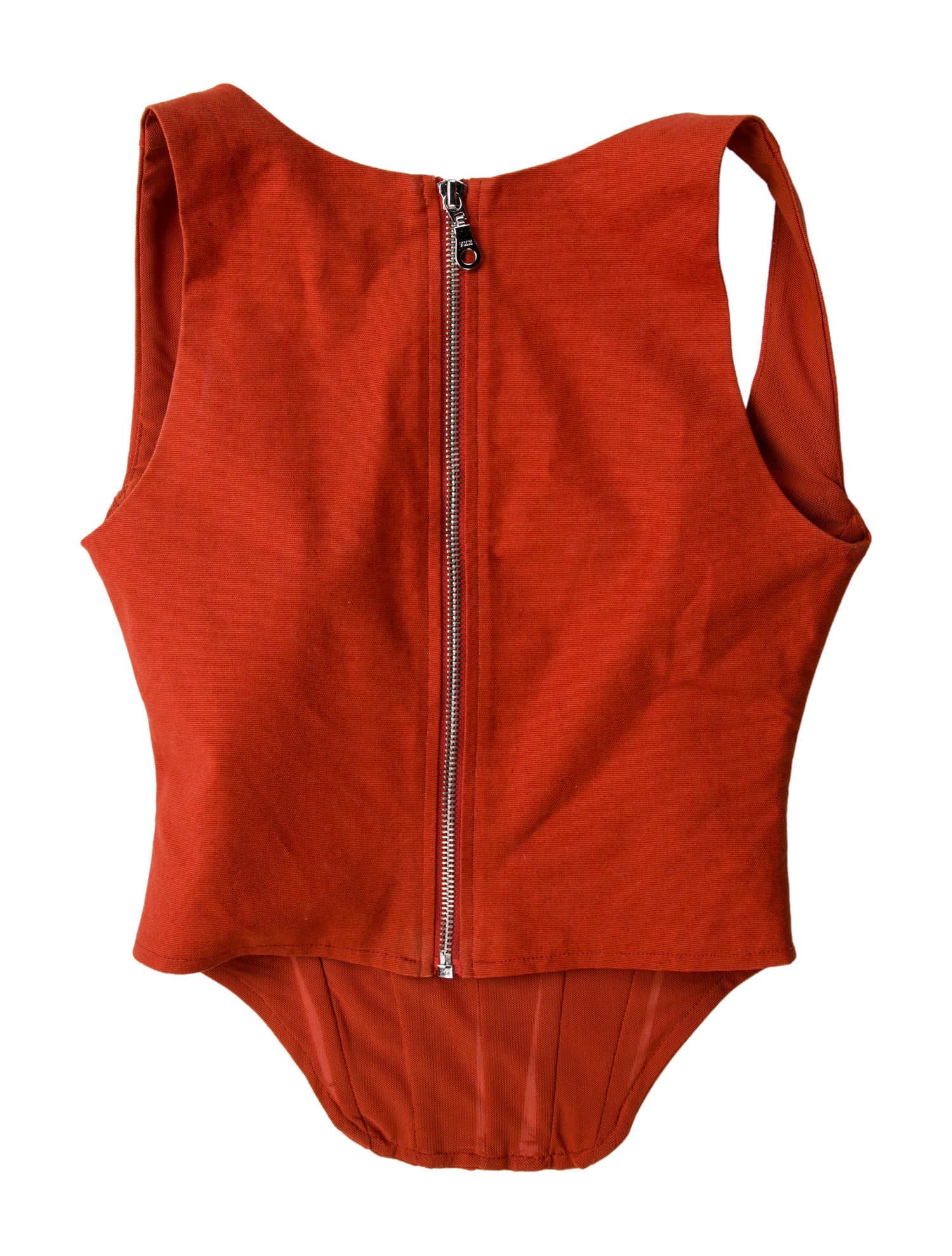 Miaou Square Neckline Sleeveless Crop Top