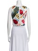 Miaou Printed Square Neckline Top