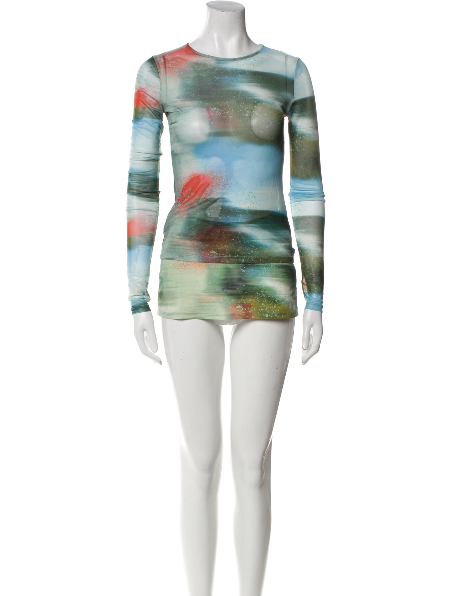 Miaou Nylon Printed Skirt Set