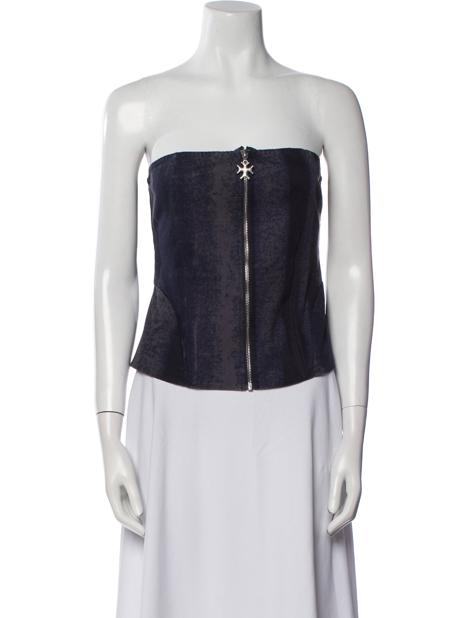 Miaou Strapless Crop Top