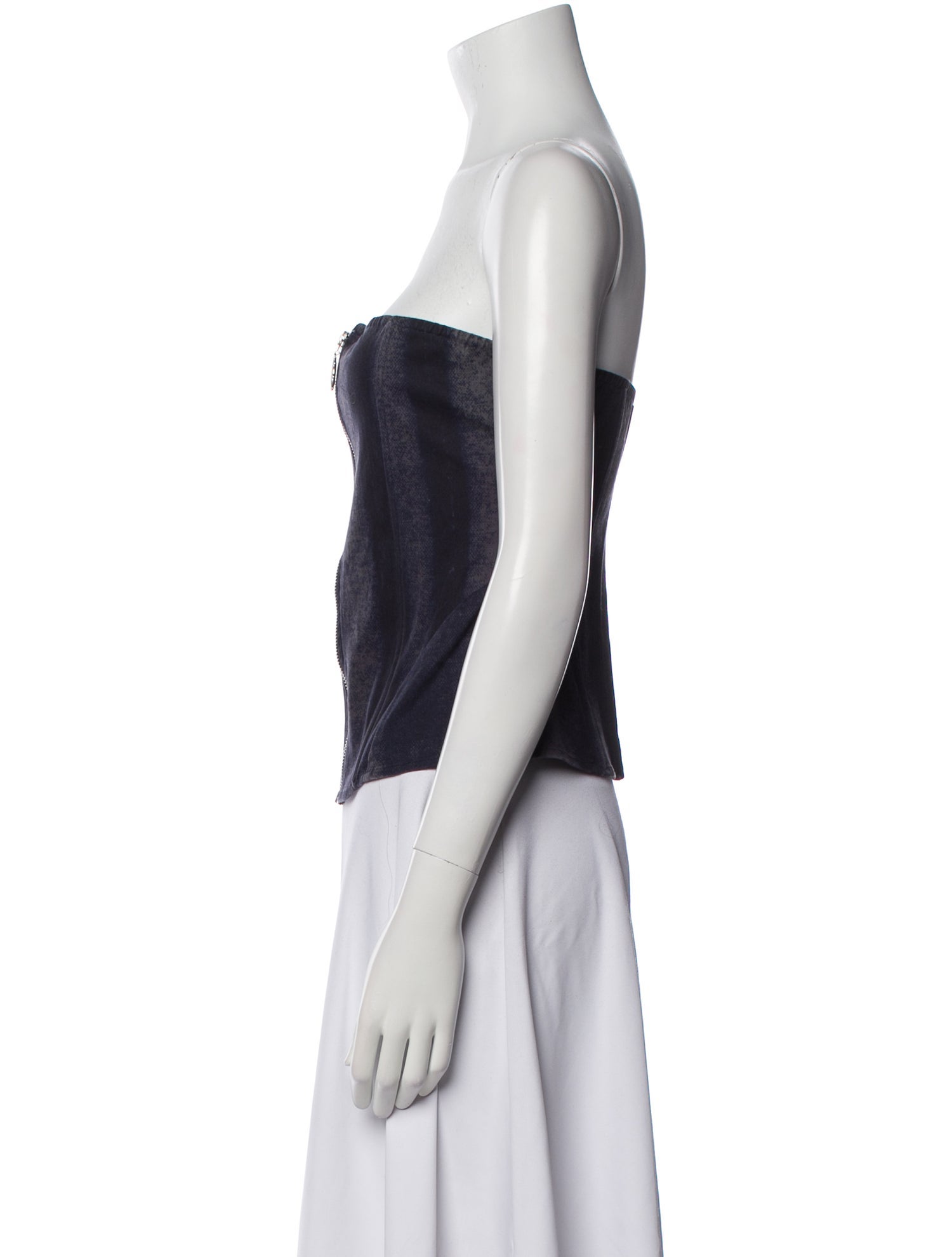 Miaou Strapless Crop Top