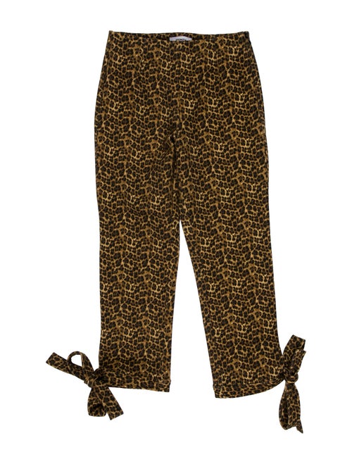 Miaou Animal Print Straight Leg Pants
