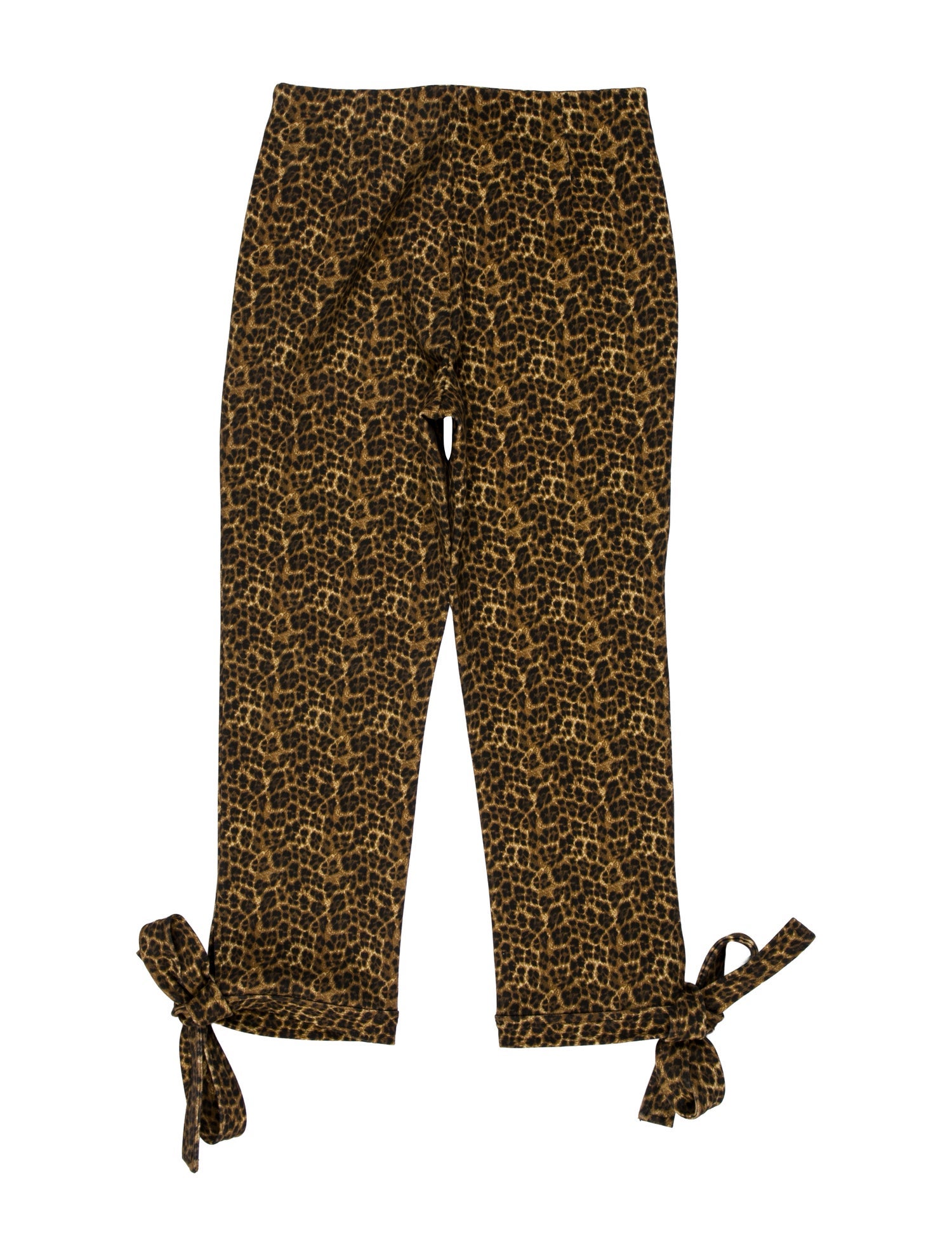 Miaou Animal Print Straight Leg Pants