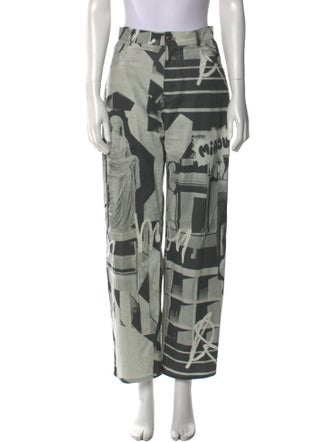 Miaou Printed Wide Leg Pants