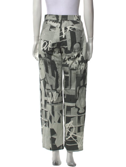 Miaou Printed Wide Leg Pants