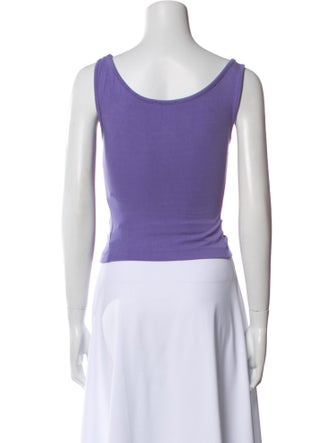 Miaou Cowl Neck Sleeveless Crop Top