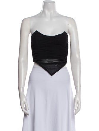 Miaou Strapless Crop Top