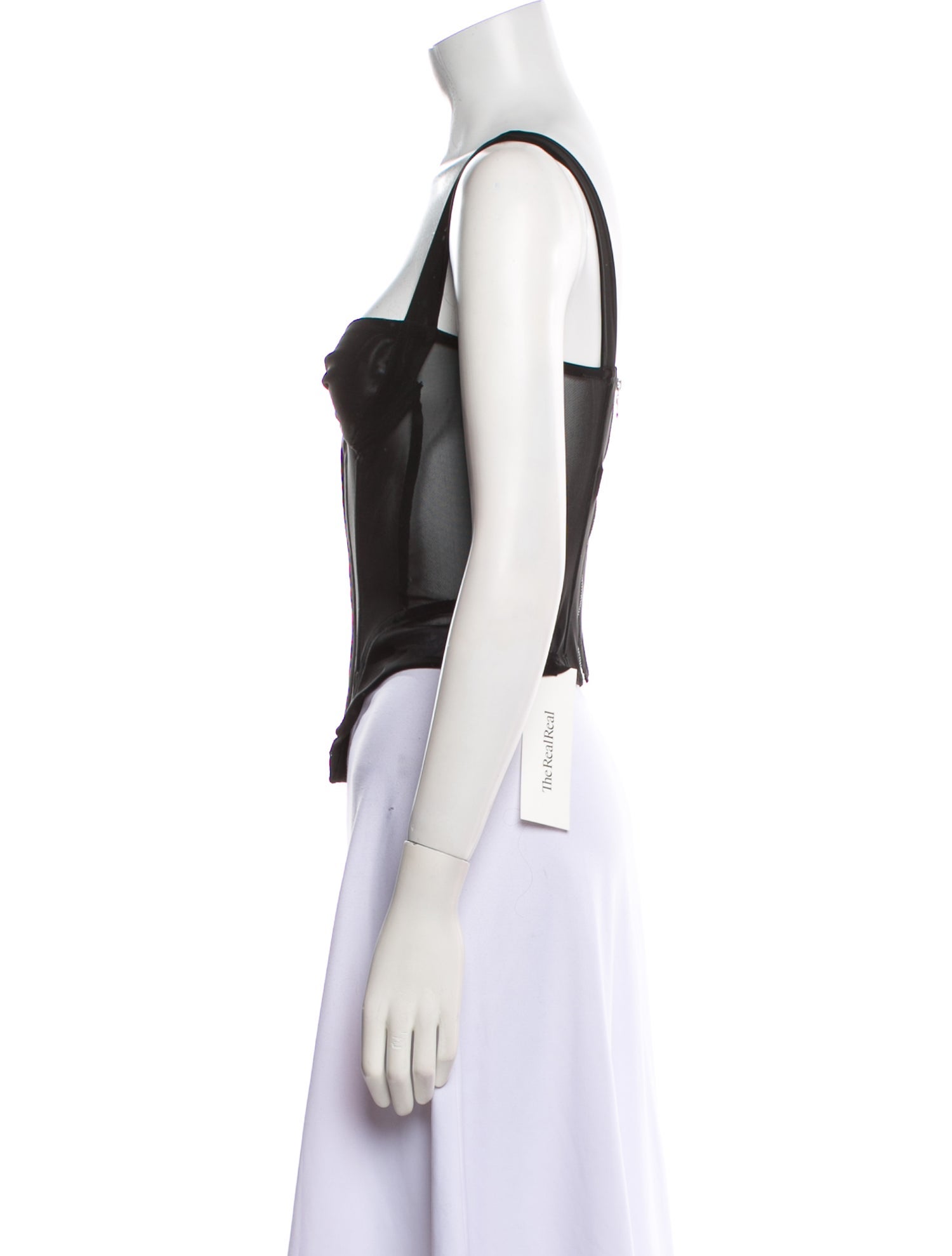 Miaou V-Neck Sleeveless Crop Top w/ Tags