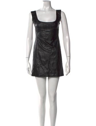 Miaou Square Neckline Mini Dress