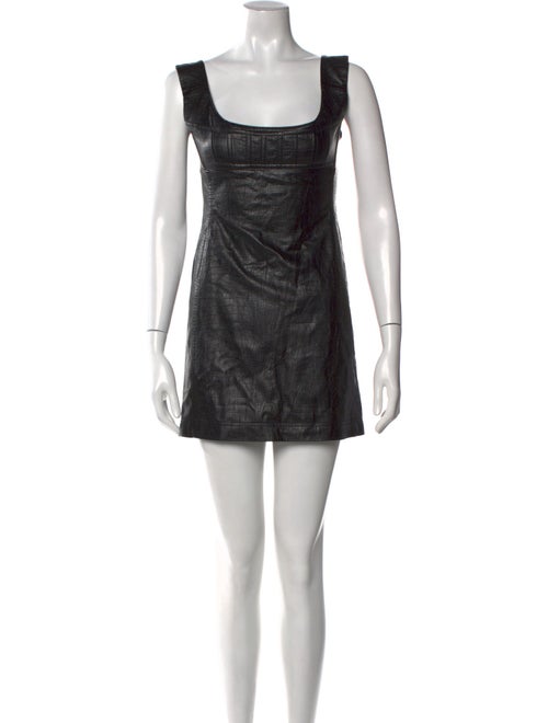 Miaou Square Neckline Mini Dress