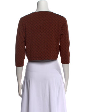 Miaou Nylon Crew Neck Crop Top