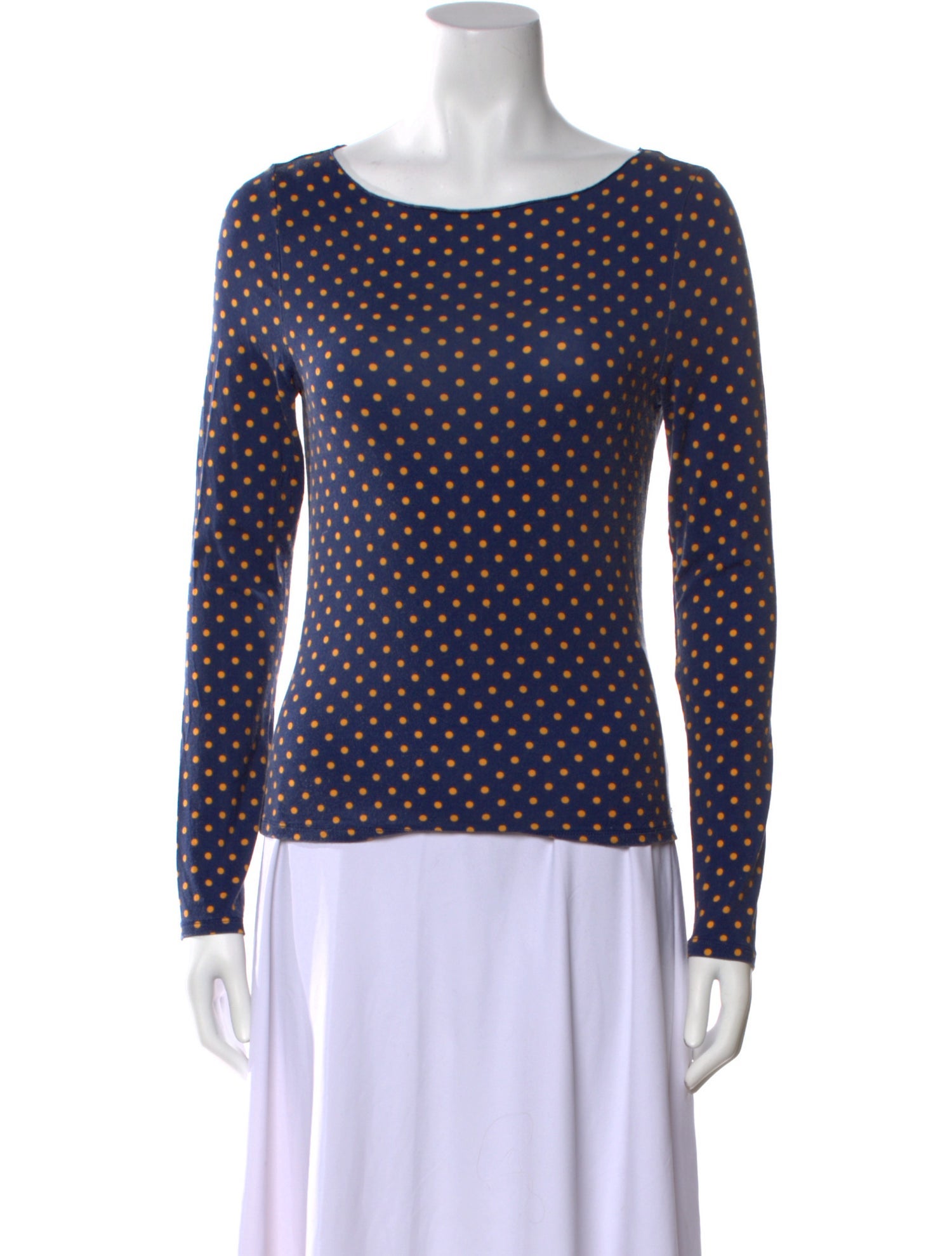 Miaou Printed Scoop Neck Top