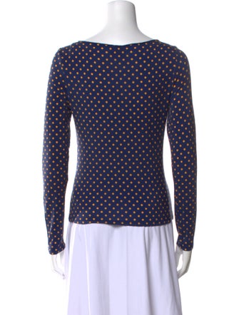 Miaou Printed Scoop Neck Top