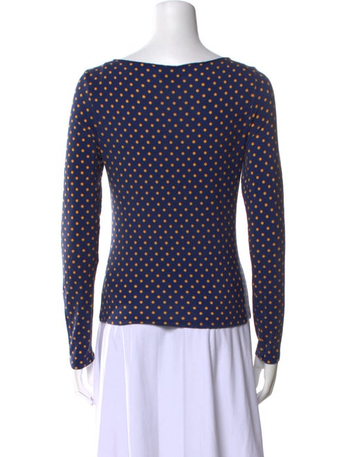 Miaou Printed Scoop Neck Top