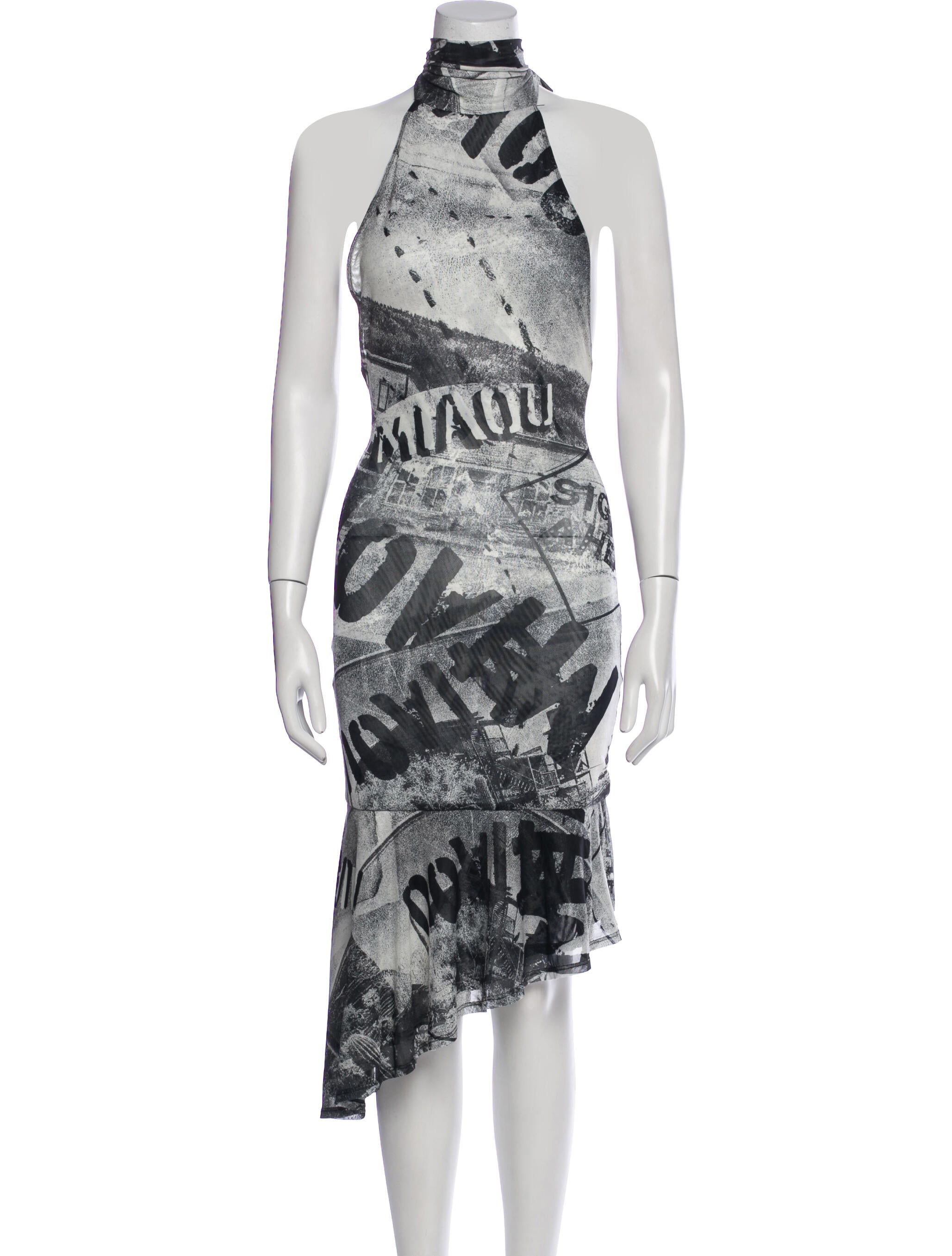 Miaou Printed Long Dress