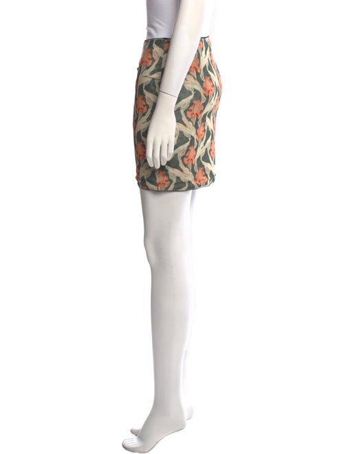 Miaou Floral Print Mini Skirt