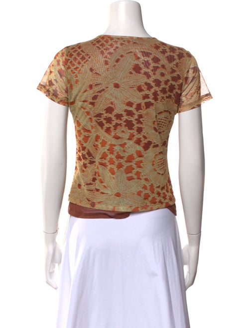 Miaou Animal Print Crew Neck T-Shirt