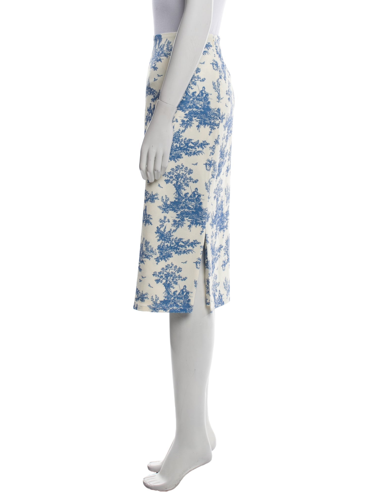 Miaou Floral Print Knee-Length Skirt