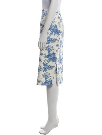 Miaou Floral Print Knee-Length Skirt