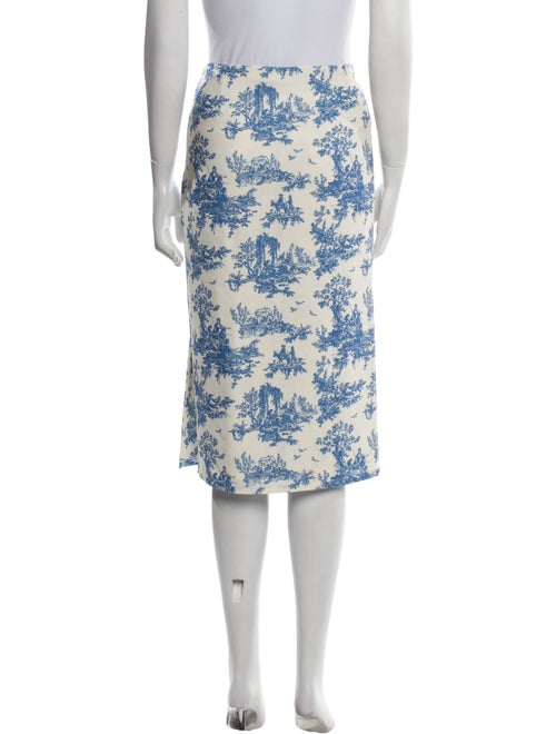 Miaou Floral Print Knee-Length Skirt