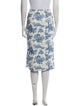 Miaou Floral Print Knee-Length Skirt