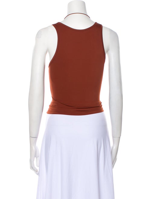 Miaou Square Neckline Sleeveless Crop Top