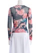 Miaou Floral Print Crew Neck Top