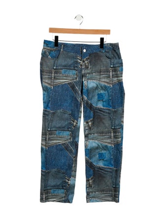 Miaou Low-Rise Wide Leg Jeans