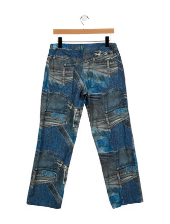 Miaou Low-Rise Wide Leg Jeans