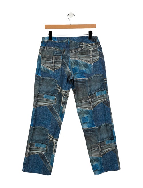 Miaou Low-Rise Wide Leg Jeans