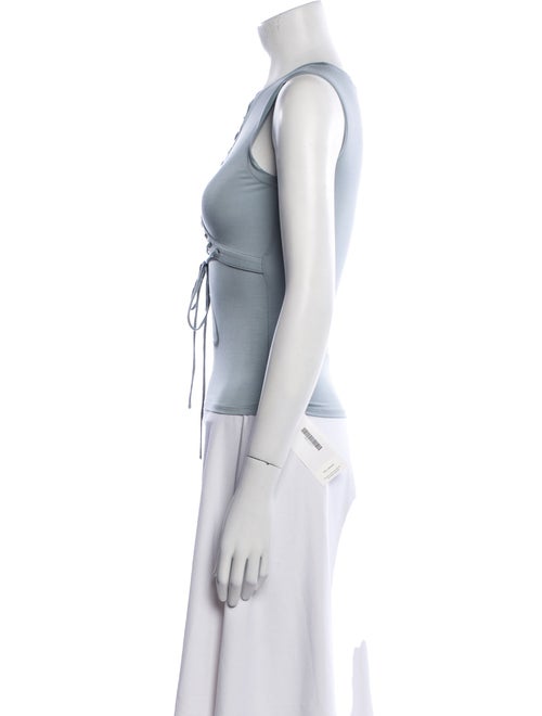 Miaou Crew Neck Sleeveless Crop Top