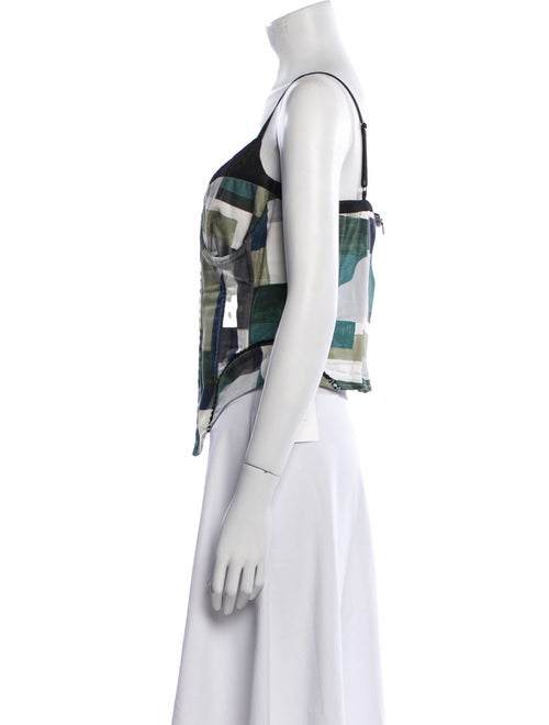 Miaou Printed V-Neck Top