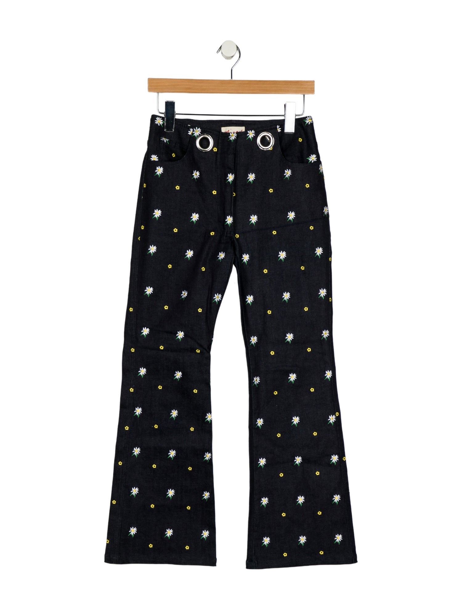 Miaou Mid-Rise Wide Leg Jeans