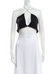 Miaou Halterneck Sleeveless Crop Top