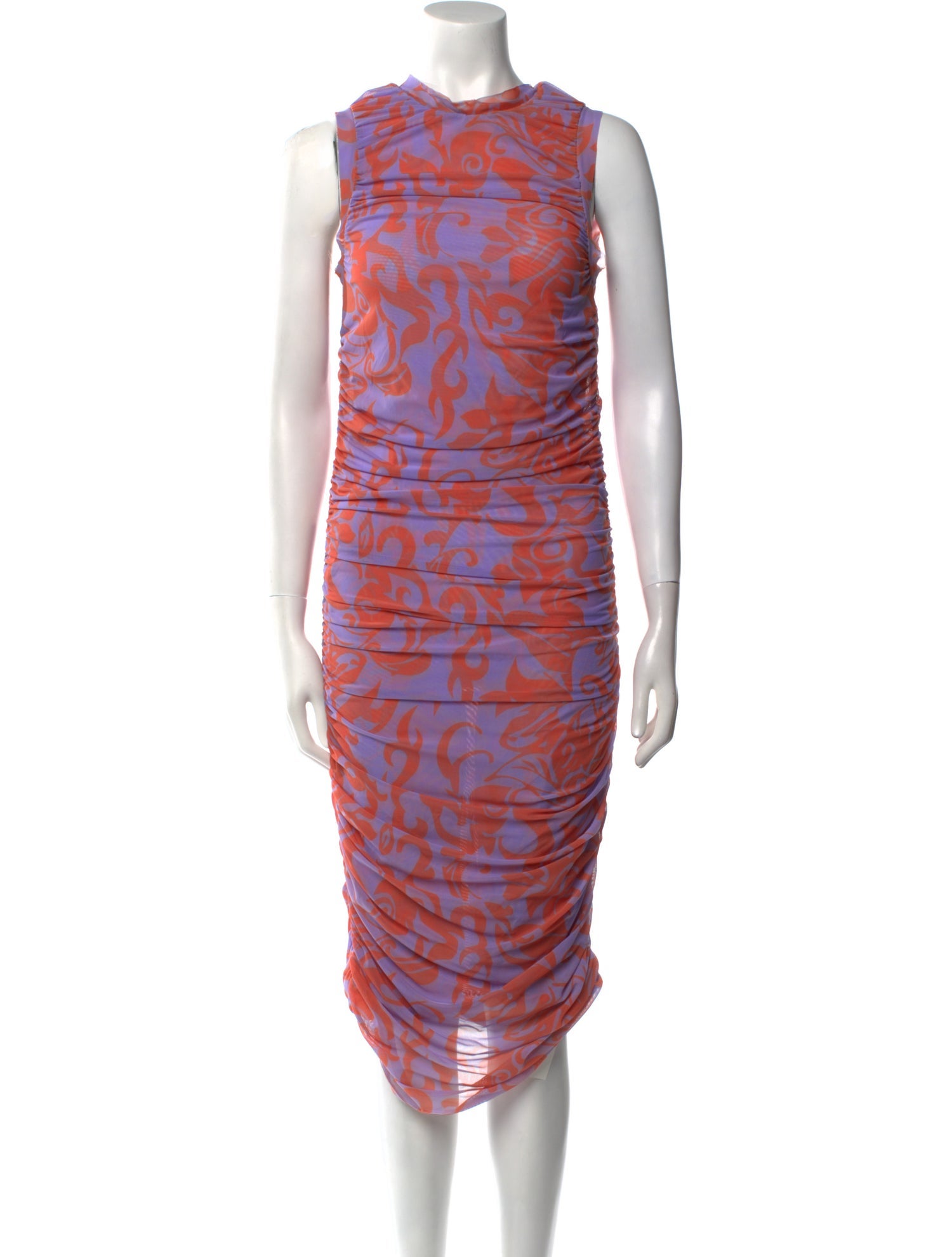 Miaou Printed Midi Length Dress