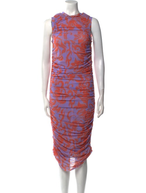 Miaou Printed Midi Length Dress