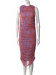 Miaou Printed Midi Length Dress