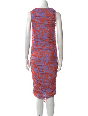 Miaou Printed Midi Length Dress