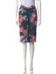 Miaou Floral Print Knee-Length Skirt