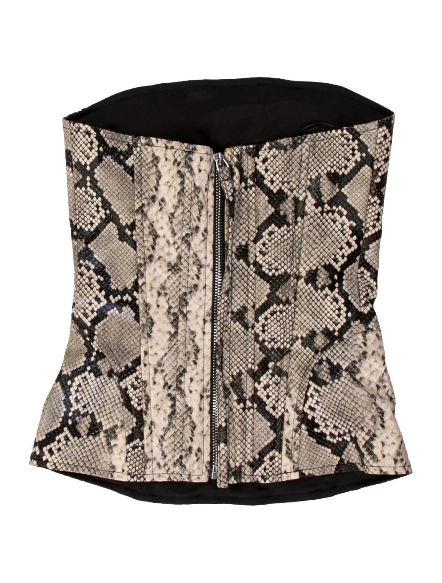 Miaou Animal Print Strapless Top w/ Tags