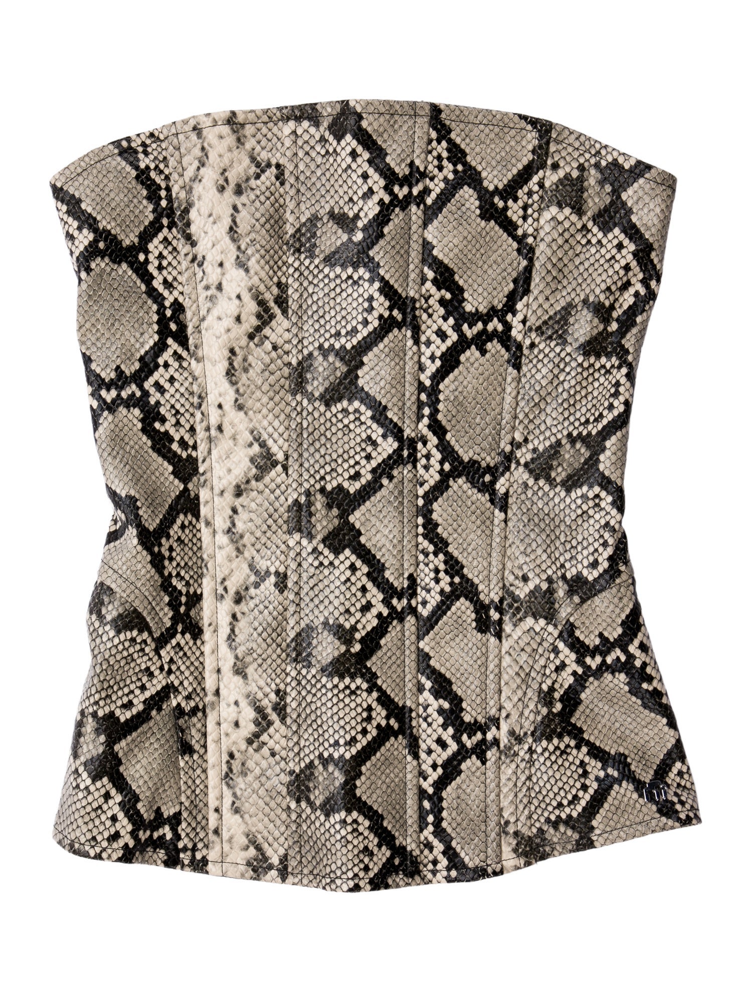 Miaou Animal Print Strapless Top w/ Tags