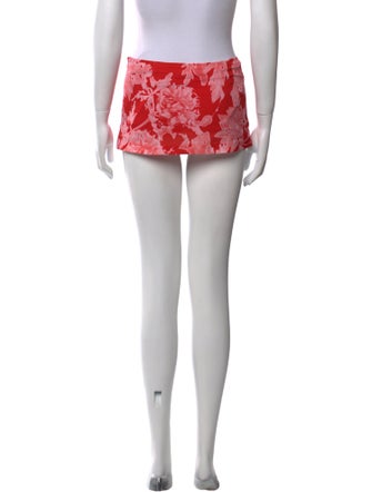 Miaou Printed Mini Skirt