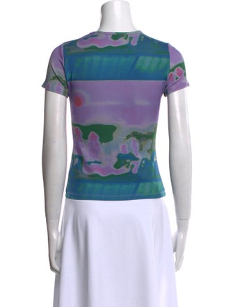 Miaou Printed Crew Neck T-Shirt
